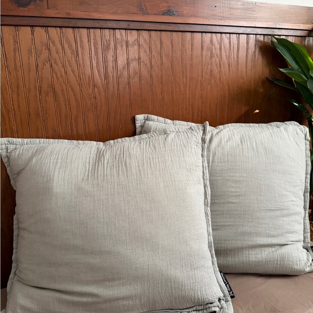Elegant Cream Pillow Set
